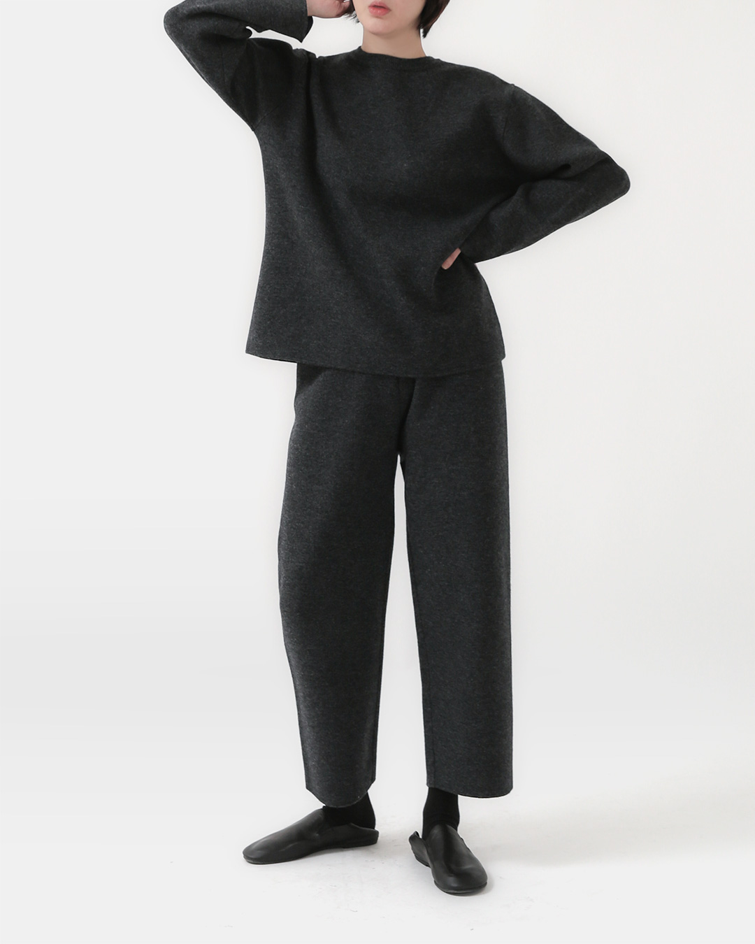 No sagging!<br> Elasticity Knit Pants