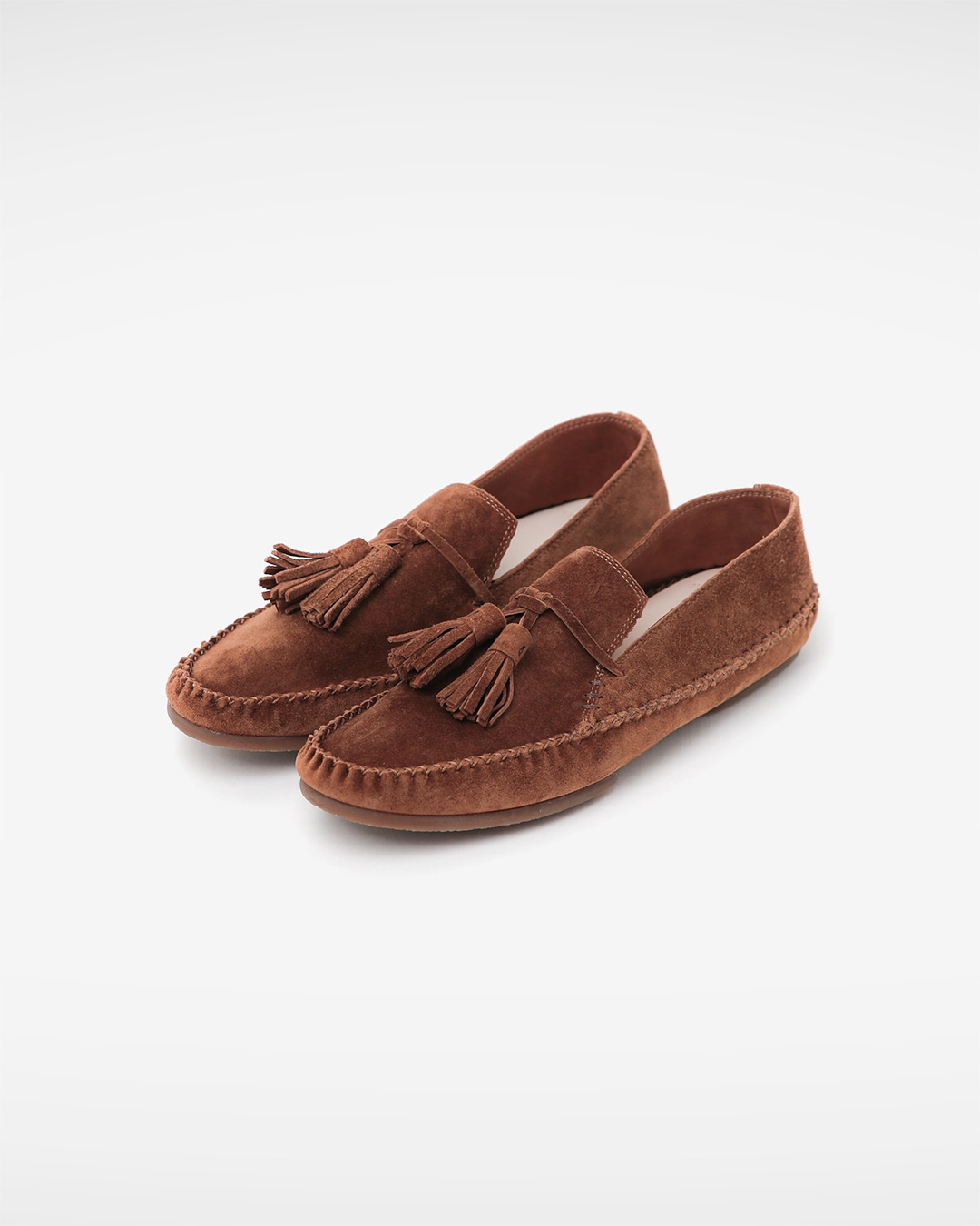A very special feeling<br> tassel mocca shoes