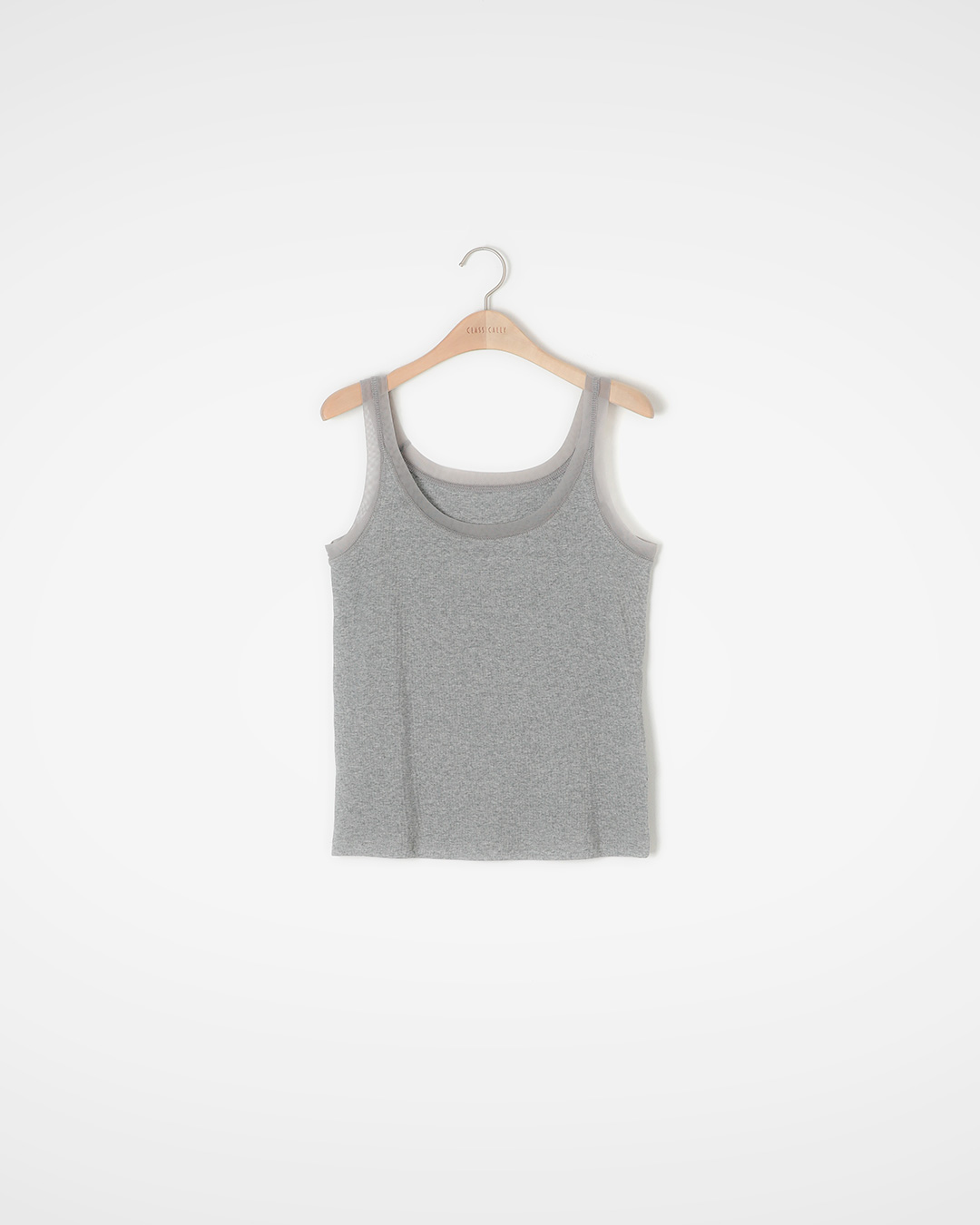 Basic of Basics, soft and solid<br> Ribbed Cotton Tank Top