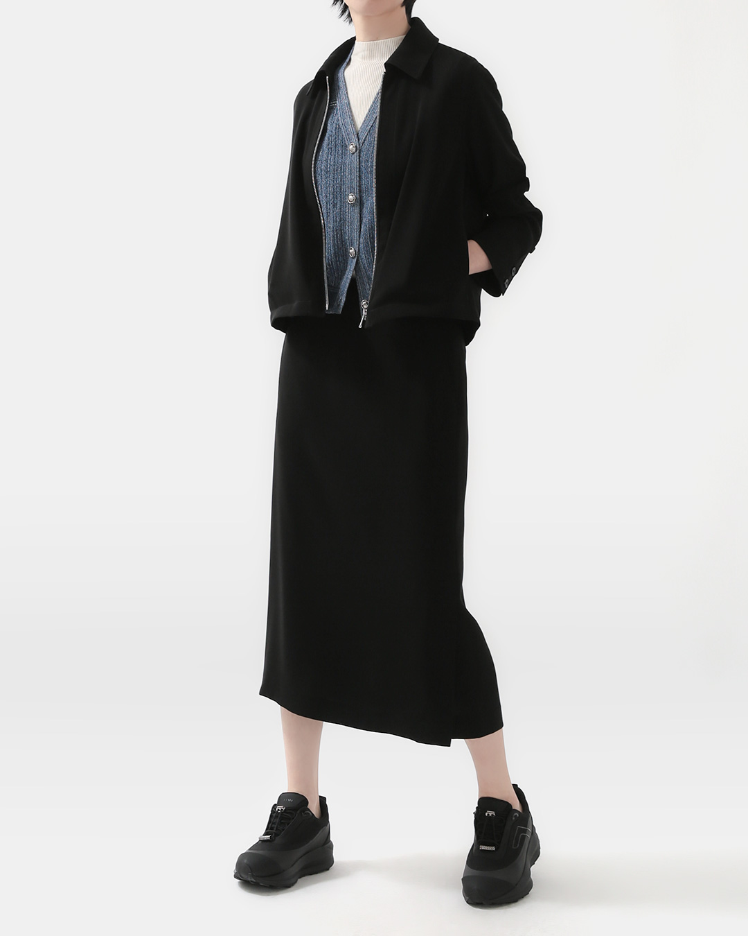 Simple and stylish, Chic Skirt<br> Structured Milpa Skirt