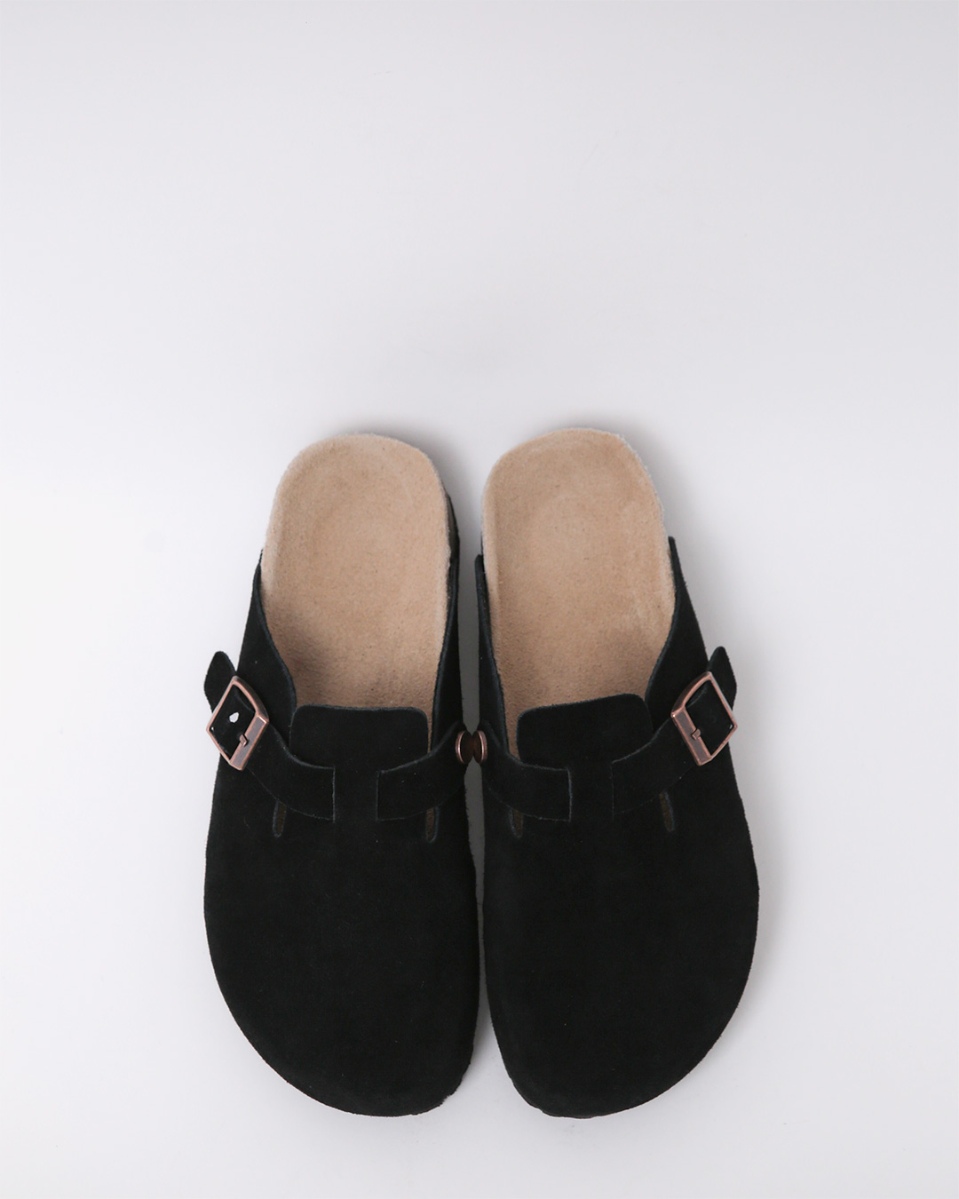 When you want to gently slow down the pace of your day<br> Suede Comfort Clog