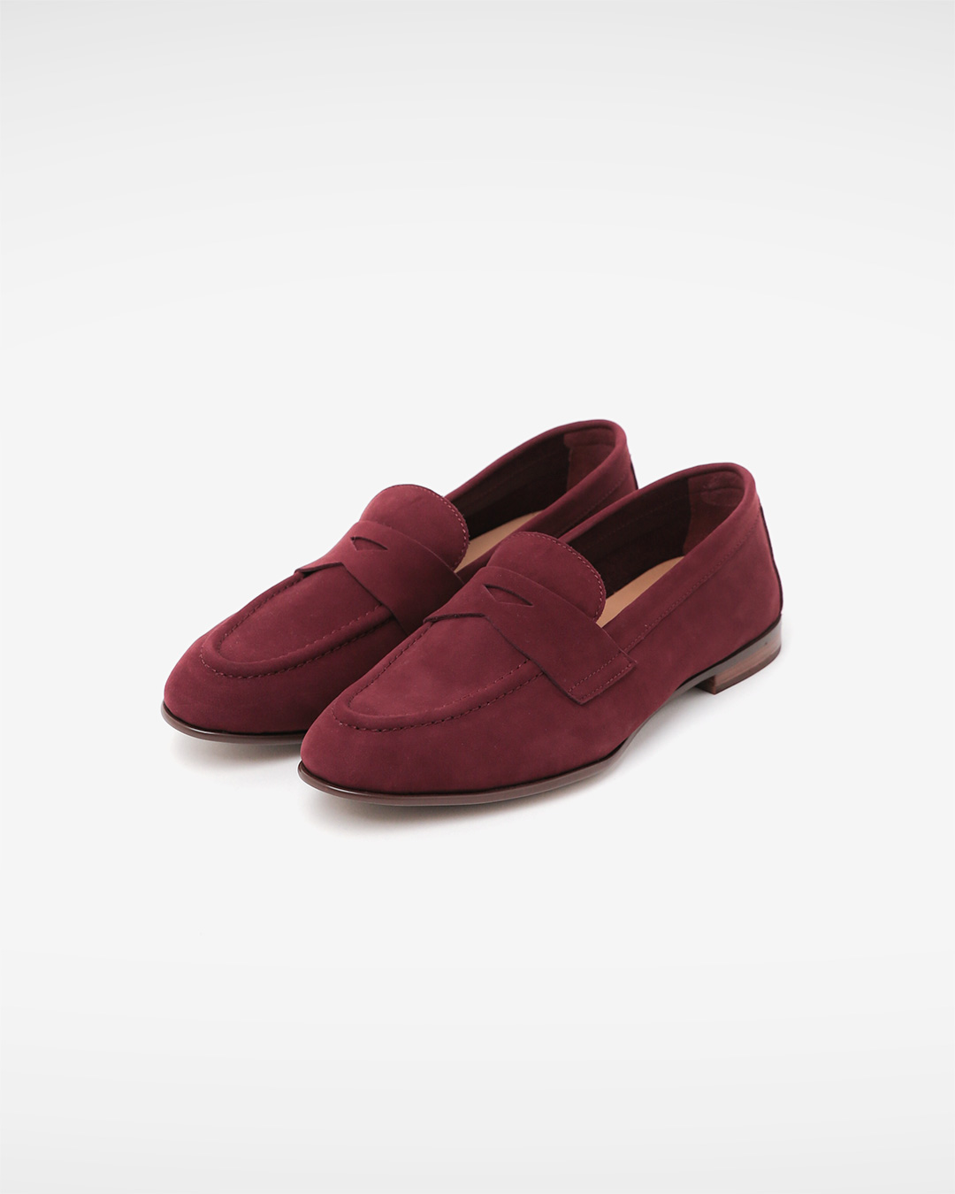 Color of the Year: Red Bean Paste<br> Classic Suede Loafers (240mm)