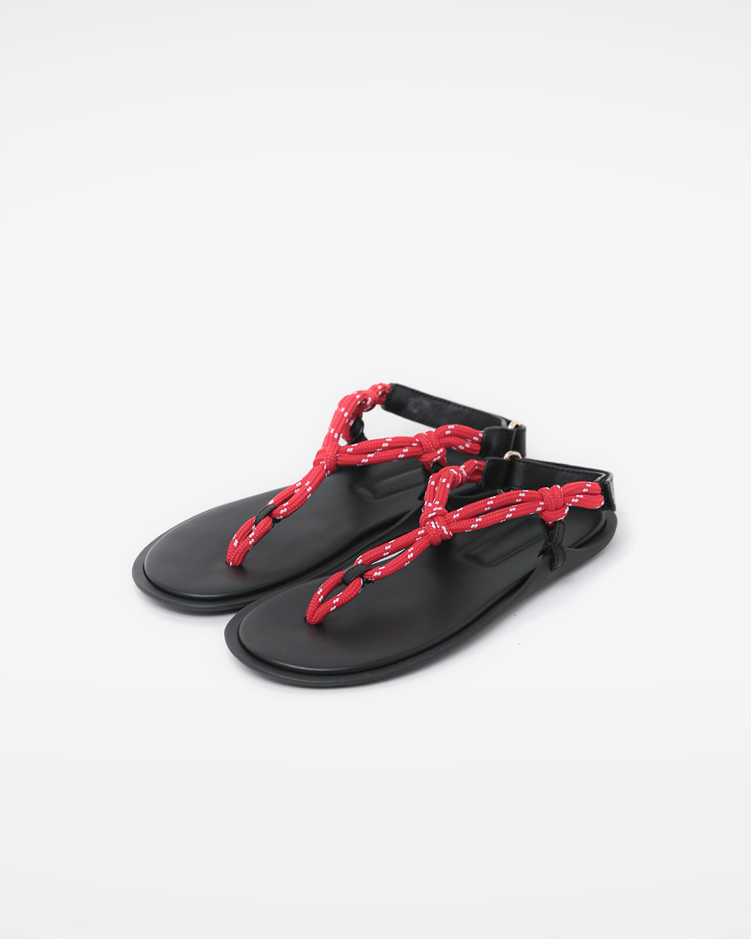Key points for a sensual summer<br> Rope Detail Leather Sandals (240mm)