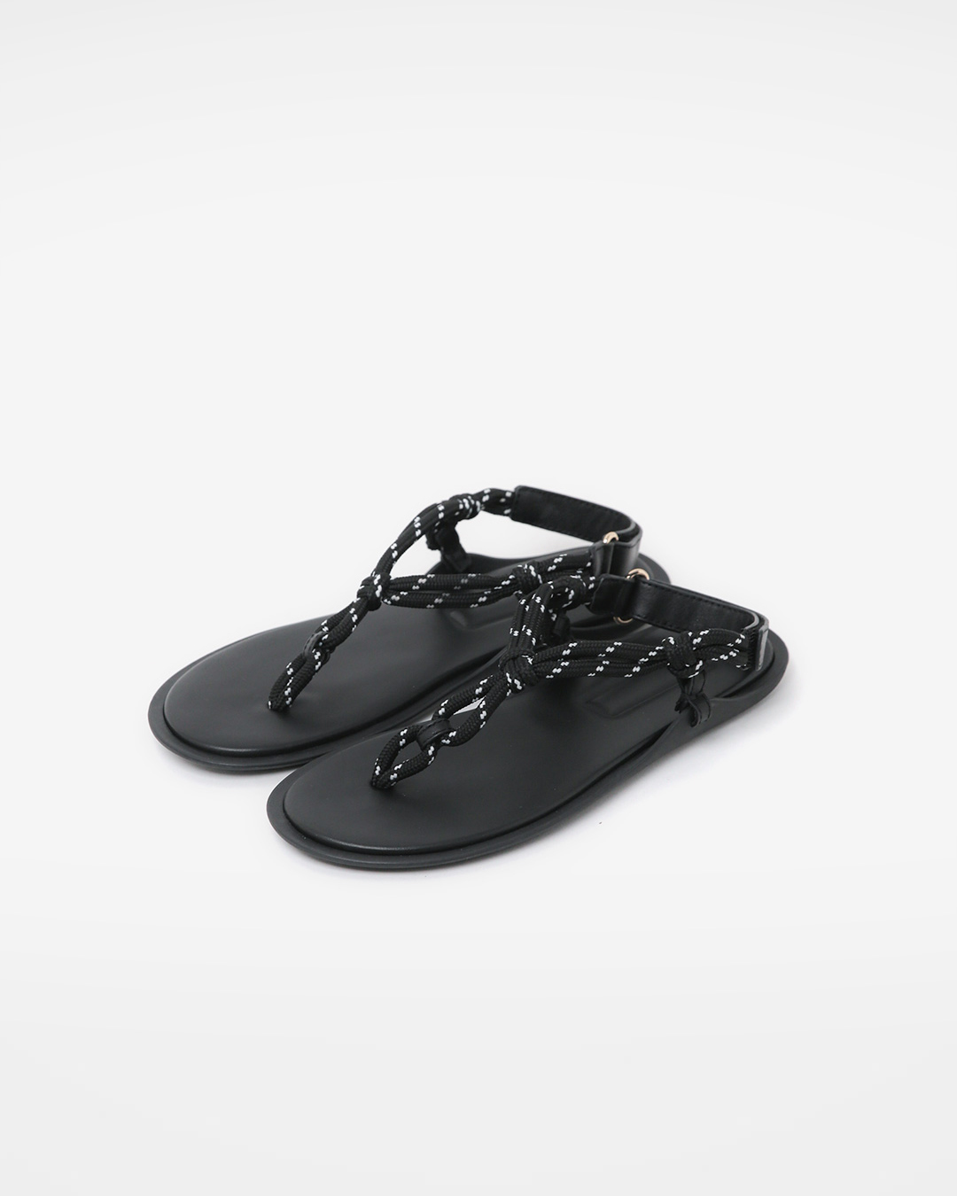 Key points for a sensual summer<br> Rope Detail Leather Sandals (240mm)