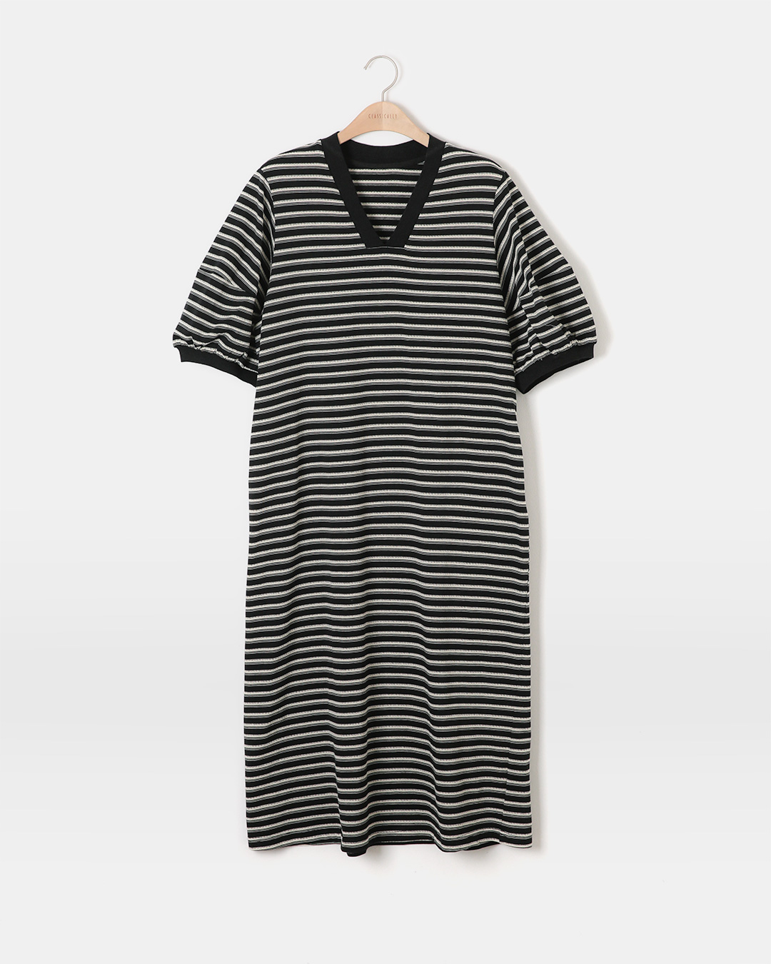 Always on vacation in my heart<br> stripe balloon dress
