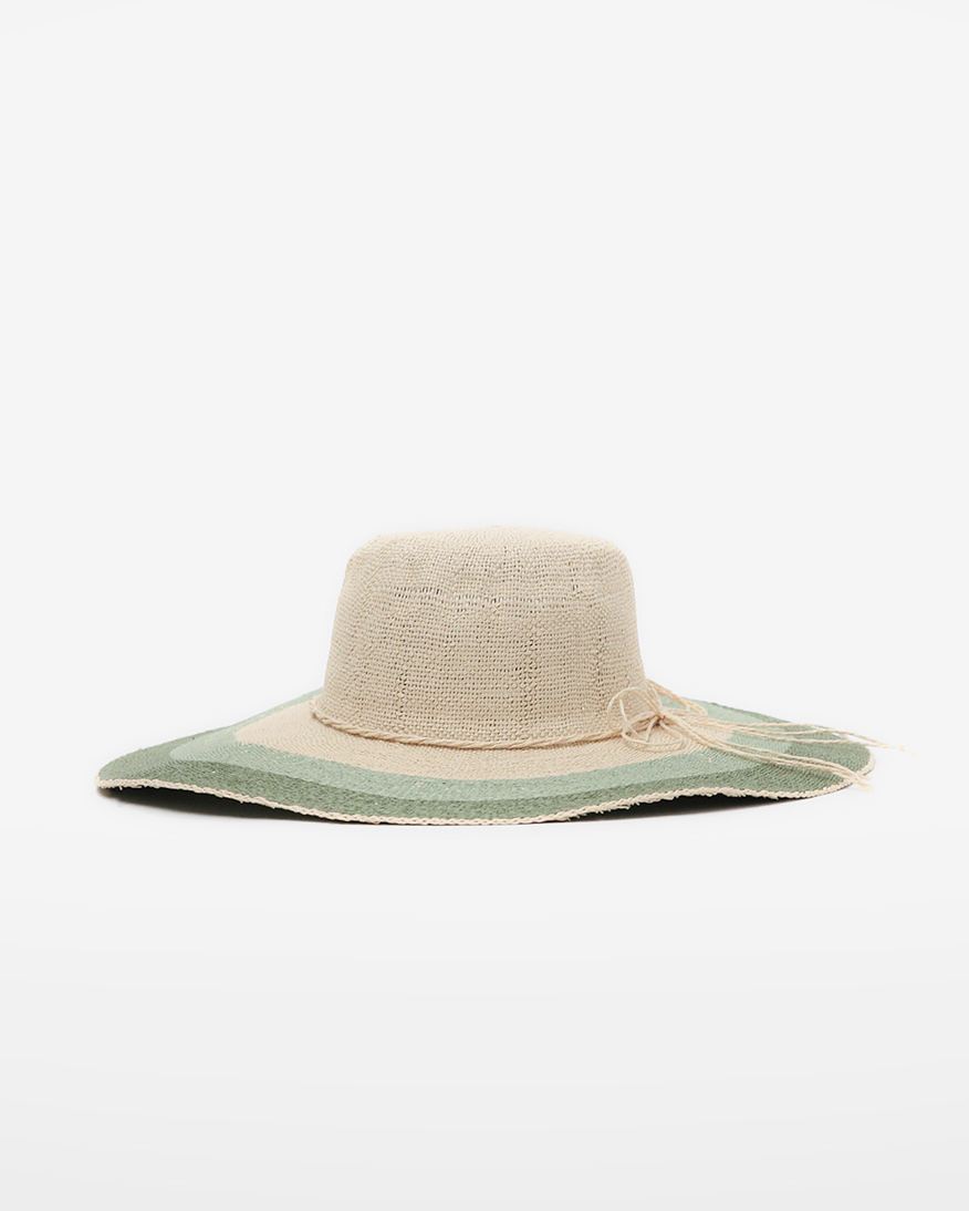 A piece of rest surrounded by nature<br> Garden Stripe Paper Sun Hat