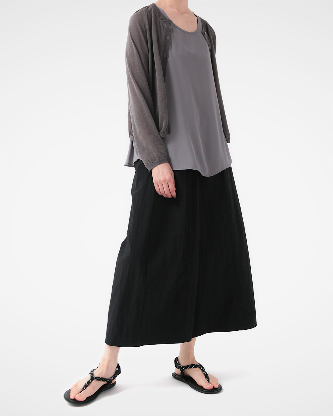 Wear it every day without hesitation<br> Crinkle Wide Easy Pants