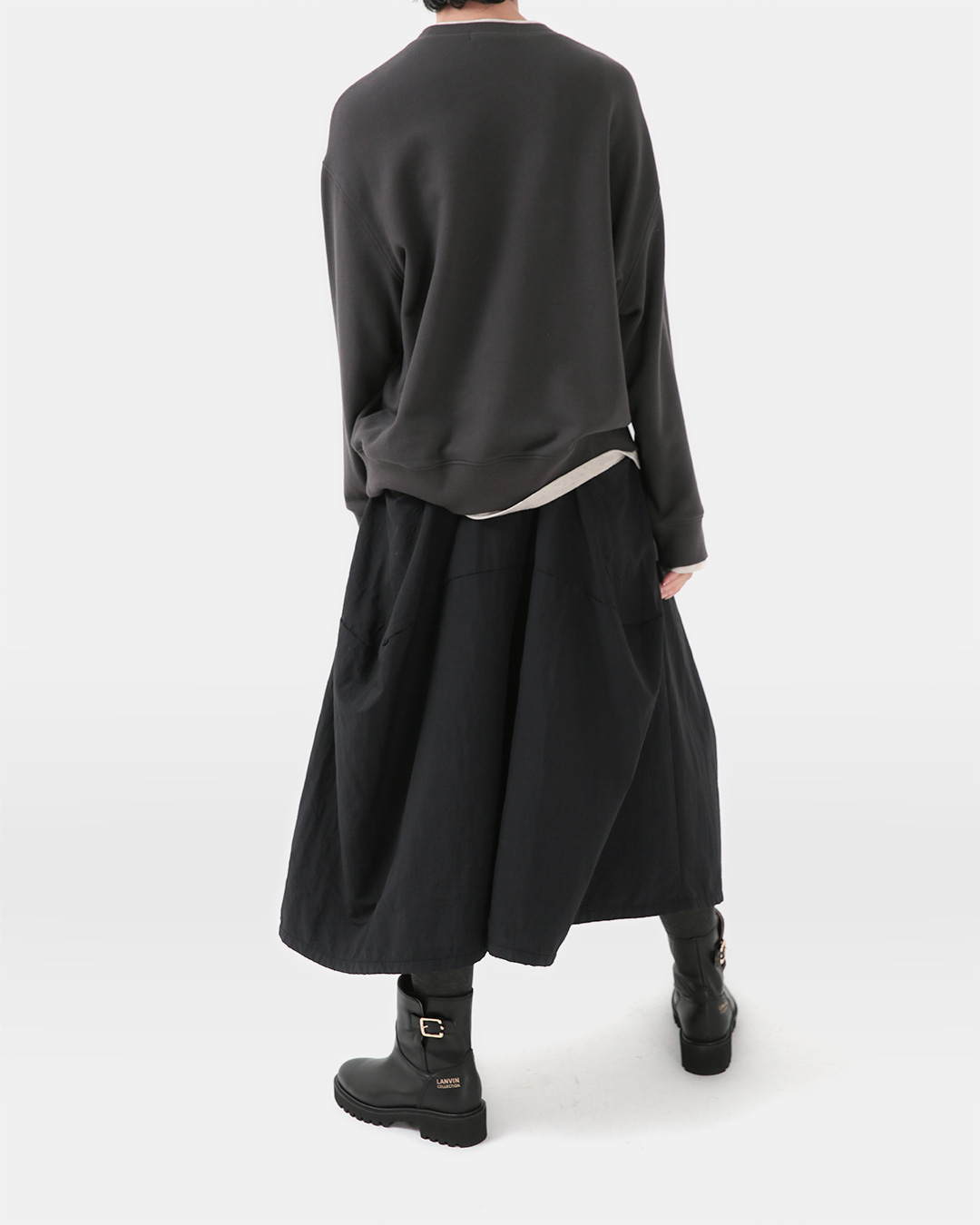Like my free heart<br> Asymmetric Cut Skirt Pants