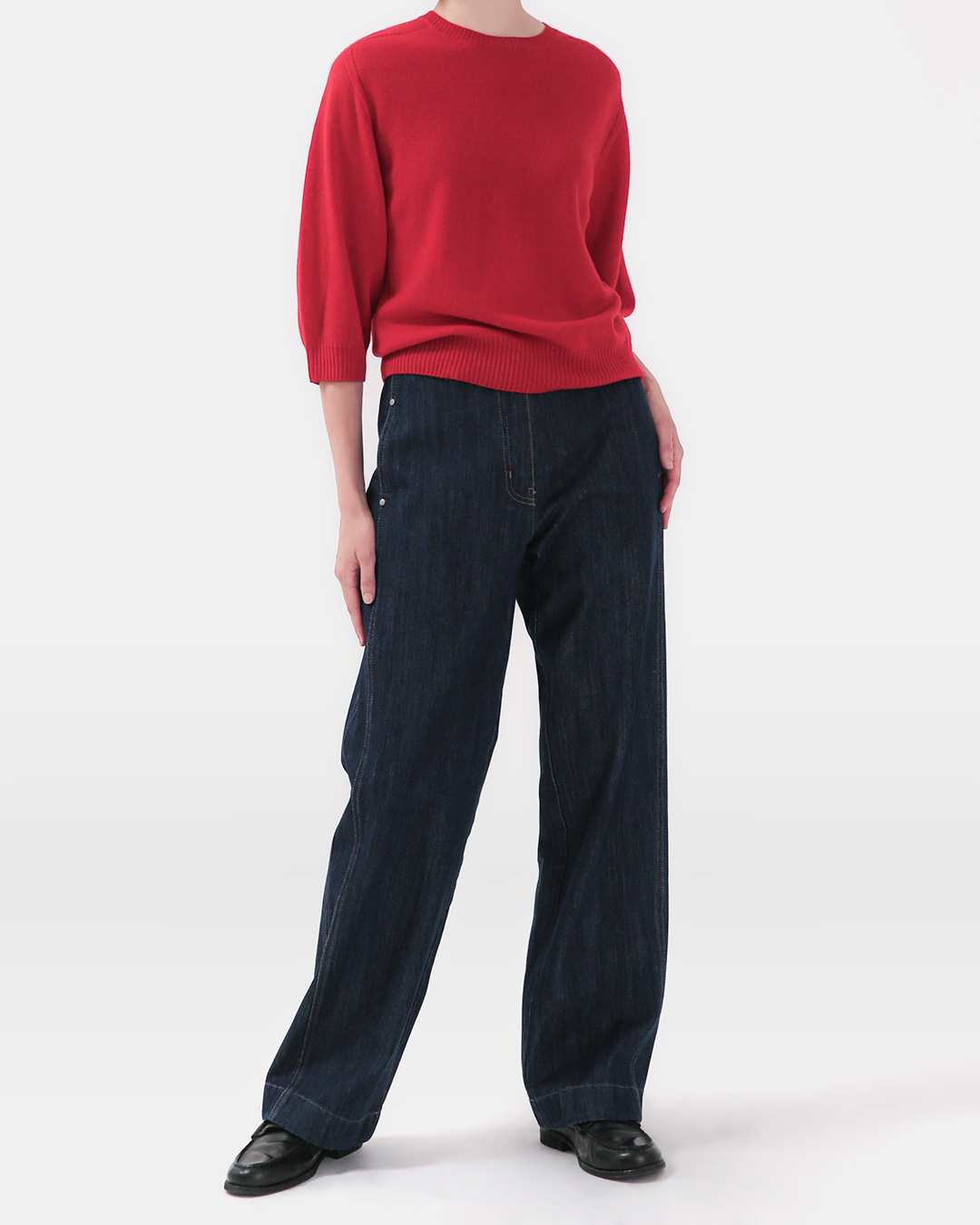 100% wool that wraps you warmly<br> pure wool knit pullover