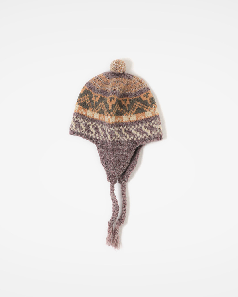 Look and cute wit<br> PURPLE Earflap Beanie