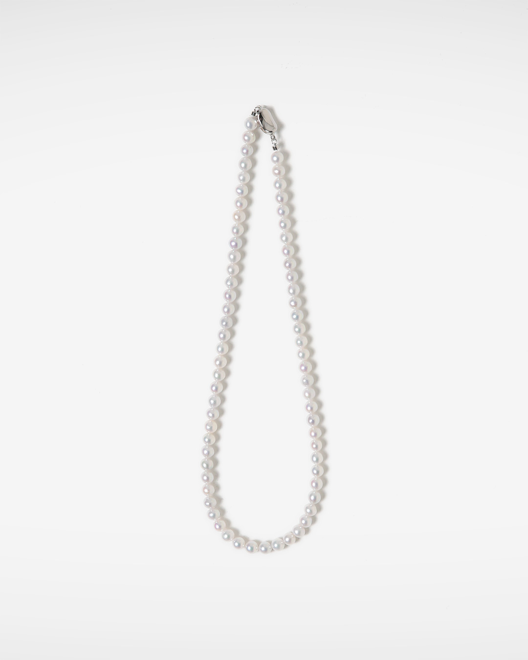 5A grade luster freshwater pearl and Yuanbao buckle<br> A line of Delicate pearls, the essence of classics