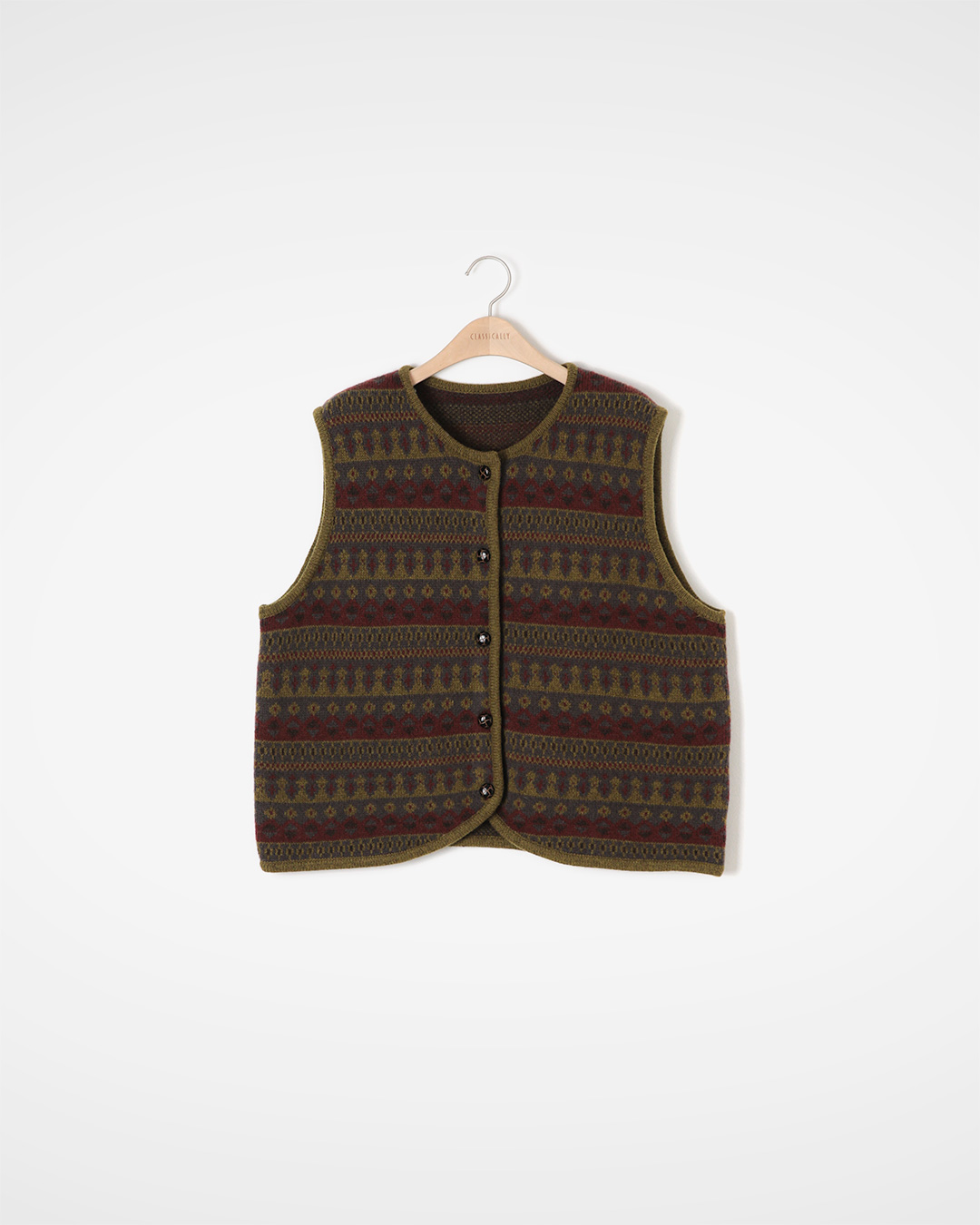 A definite addition to your wardrobe<br> Fair Isle Vintage Wool Vest