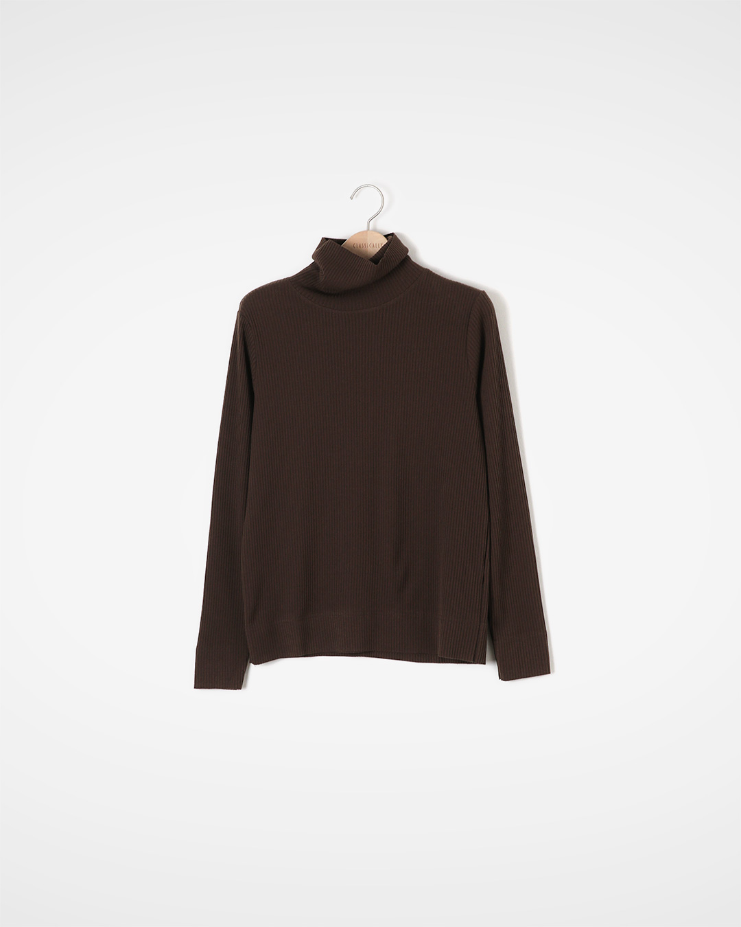 Height: Slim silhouette with a bone<br> Turtleneck Tower, not stuffy