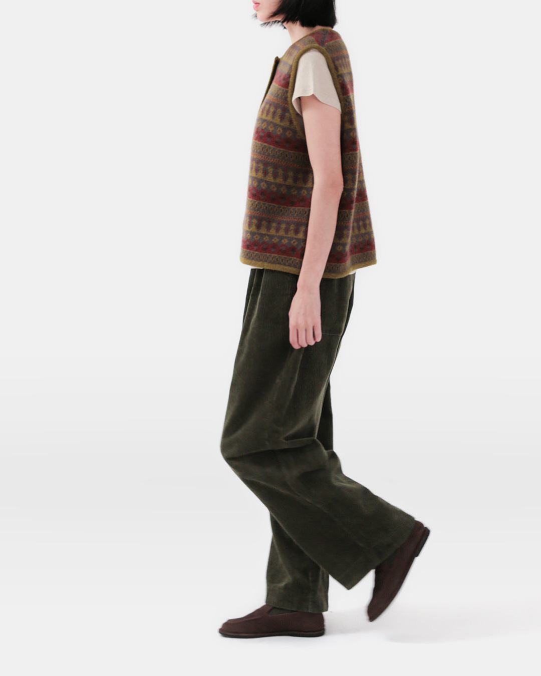 A definite addition to your wardrobe<br> Fair Isle Vintage Wool Vest