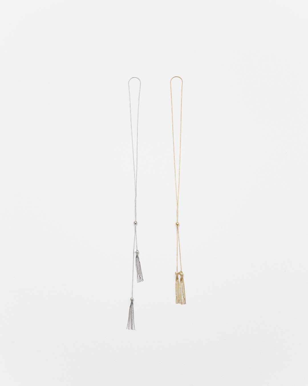ITALY SILVER CHAIN<br> One key point long necklace