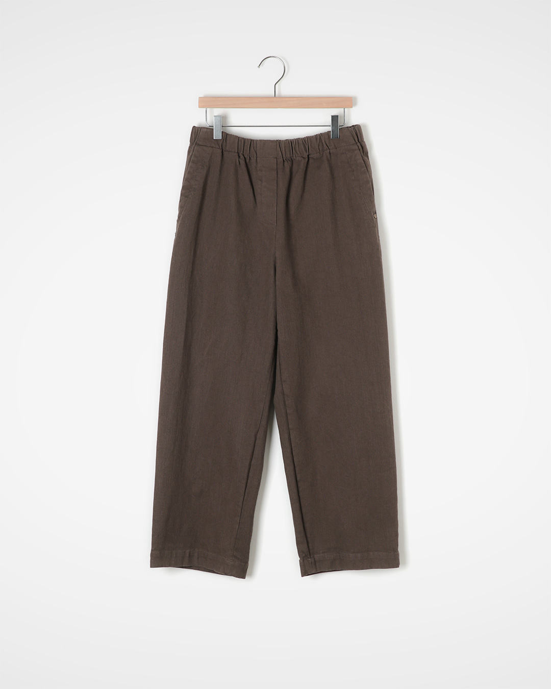 Comfortable Cotton Pants<br> Brown 66