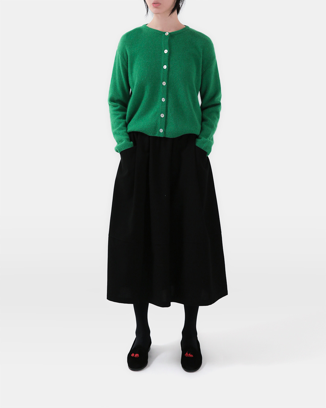 Even in the midst of a busy day<BR> Loose Balloon Skirt 2 Colors