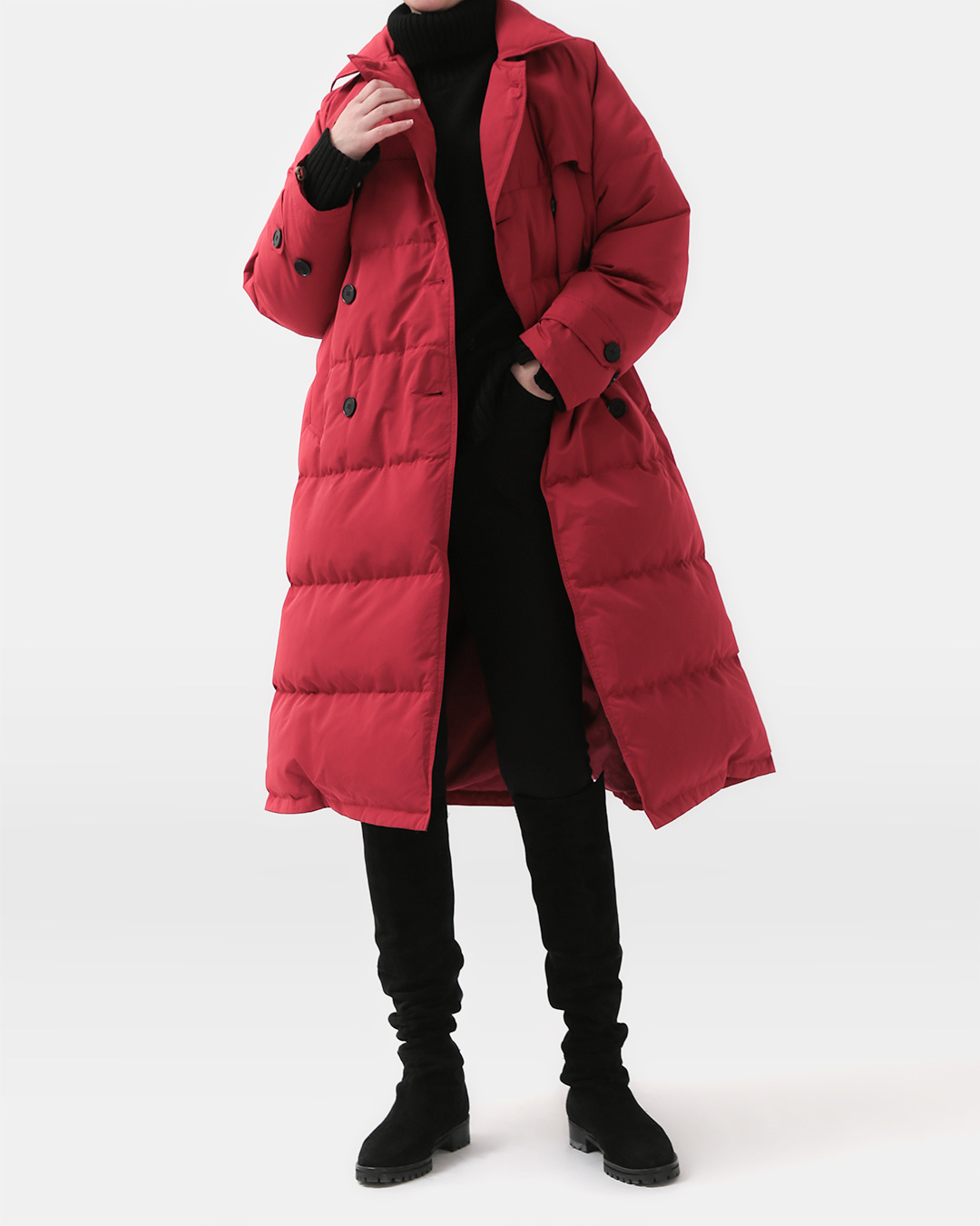 Ski Pants 느낌<br> napping Skinny Slacks