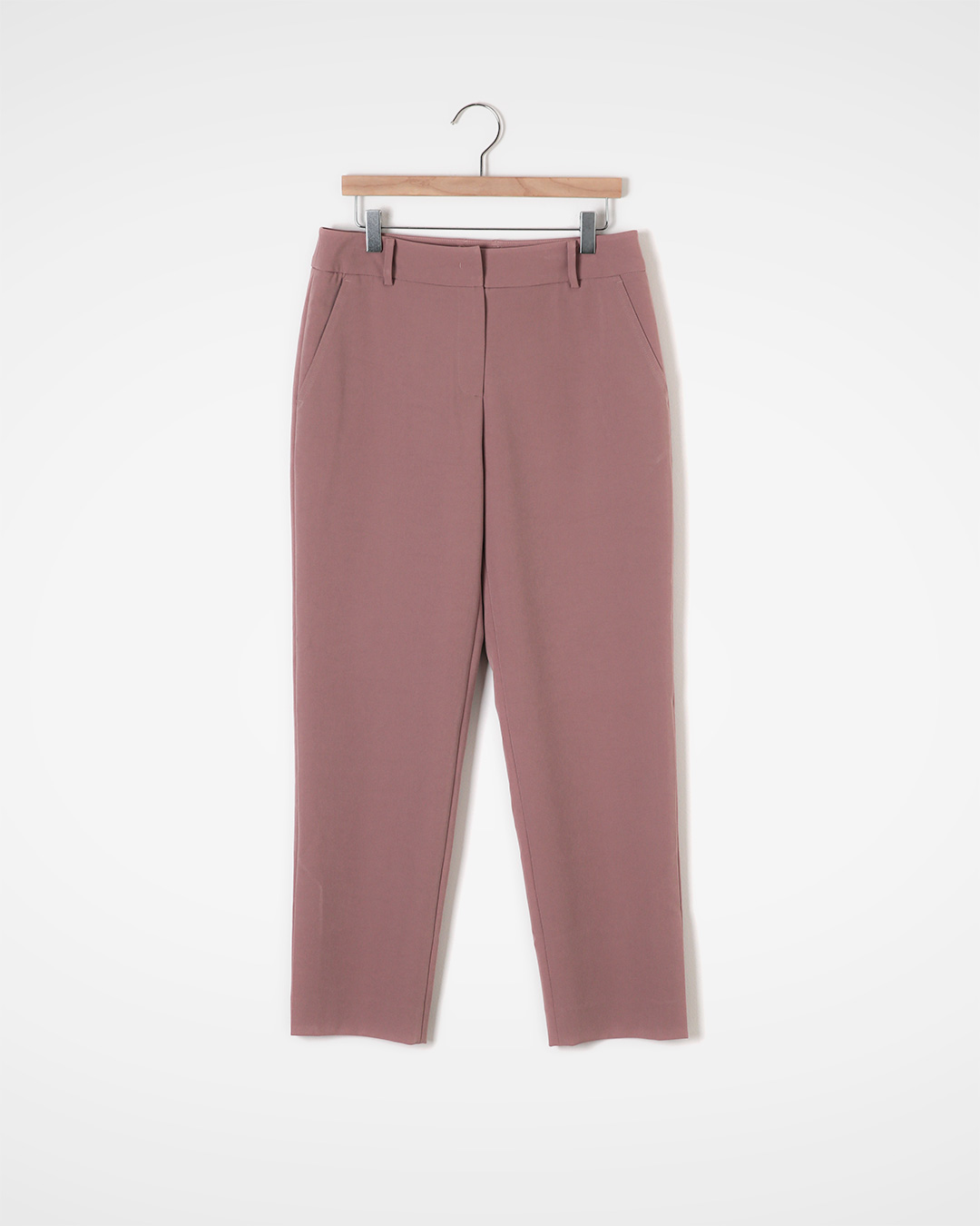 side slit step-hem slacks (모브 rose 77)