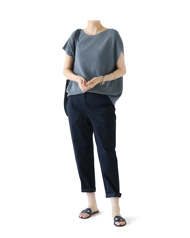 고민하기에는 시간이 아까울 정도!<br> 코튼 Span Pants (Navy 55)