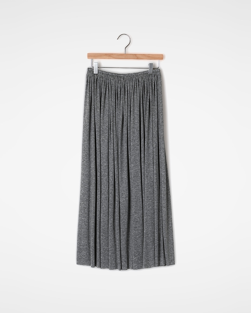 손 쉽게 Dress 업 되는<br> 드레이프 Balloon Jersey Skirt