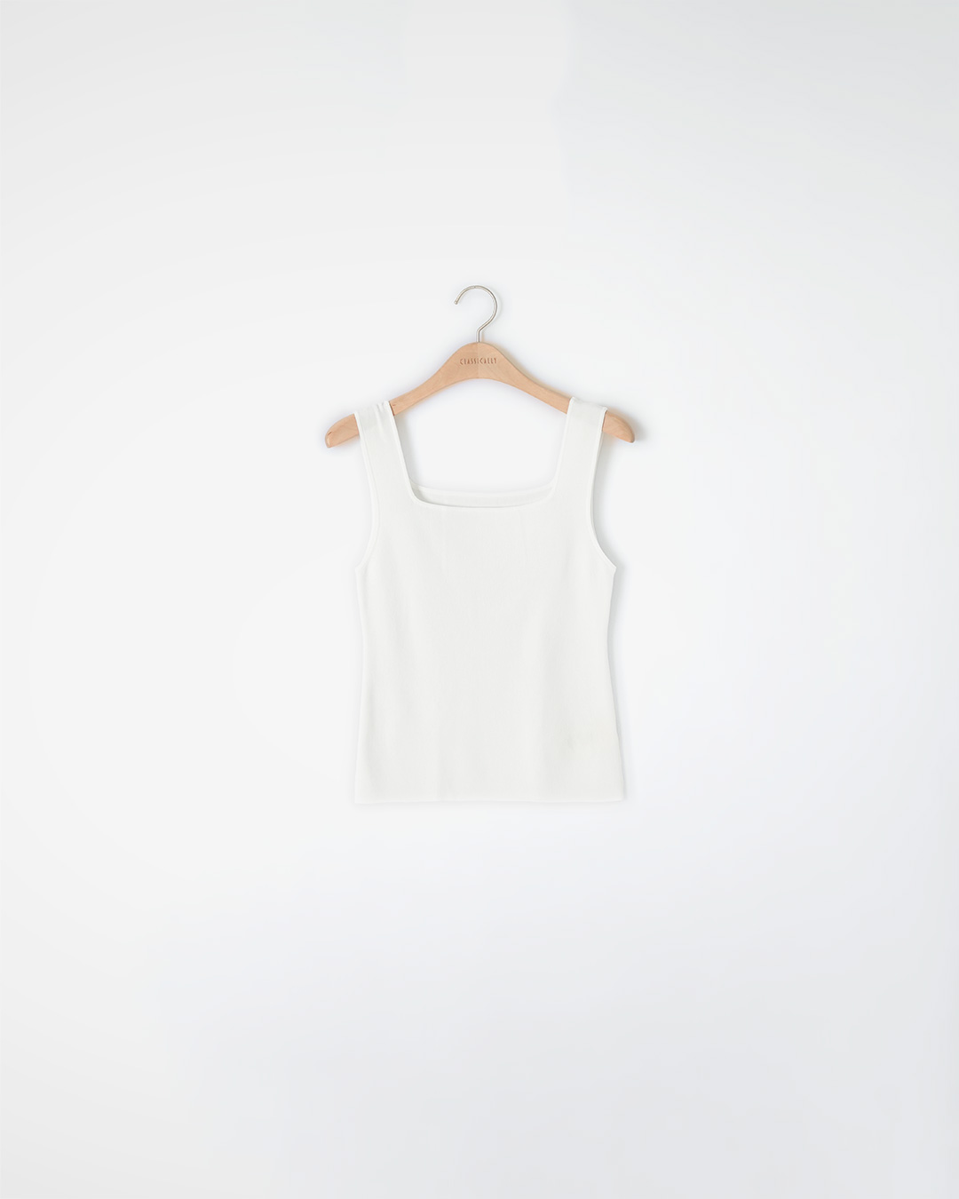 가장 추천하고 싶은 Summer Silk 톱<br> silky tencel square neck tank top