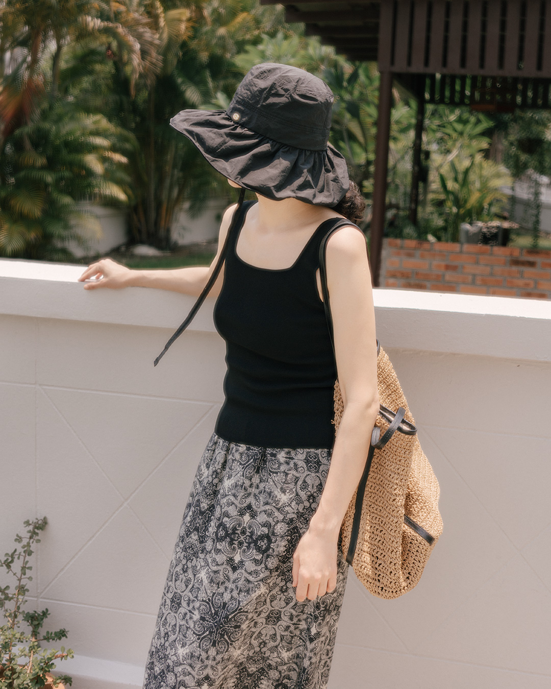There is a reason why I use it every day<br> ruffle brim daily sun hat