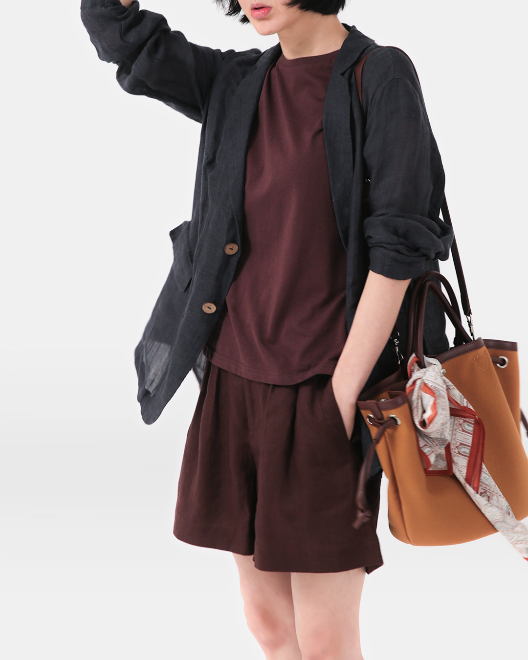 Linen 100% 초경량 yarn<br> 살포시 걸치는 Linen 블레이저