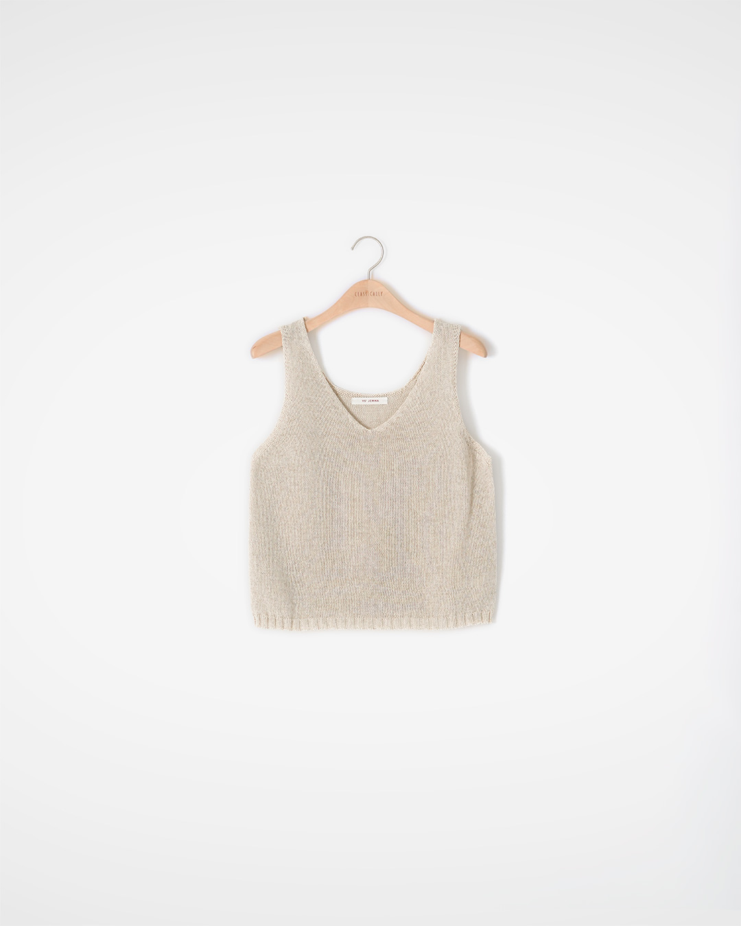 성글성글한 짜임이 멋스러운 Summer Knit Vest<br> linen blend knit sleeveless vest