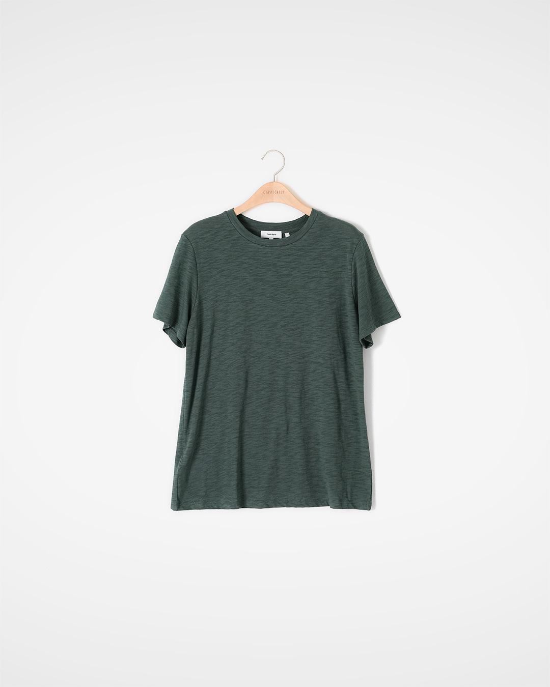 결이 살아 있는 Summer Basic T-shirt<br> rayon linen texture tee