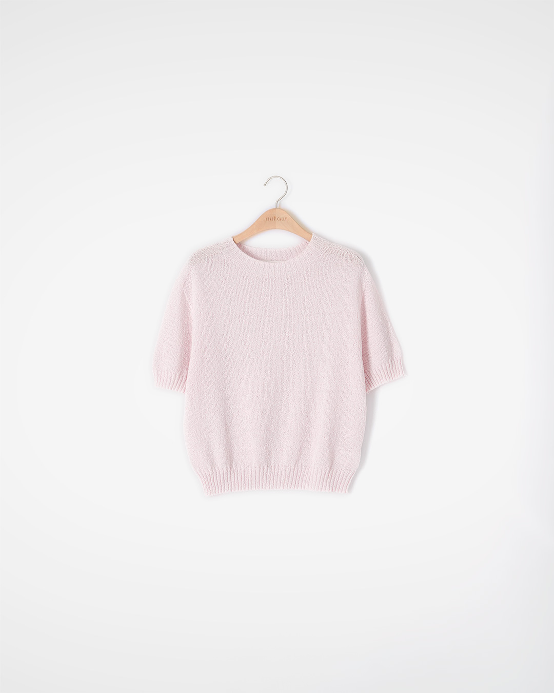 가볍게 입어도 분위기가 남는 Summer Knit<br> linen blend half sleeve knit