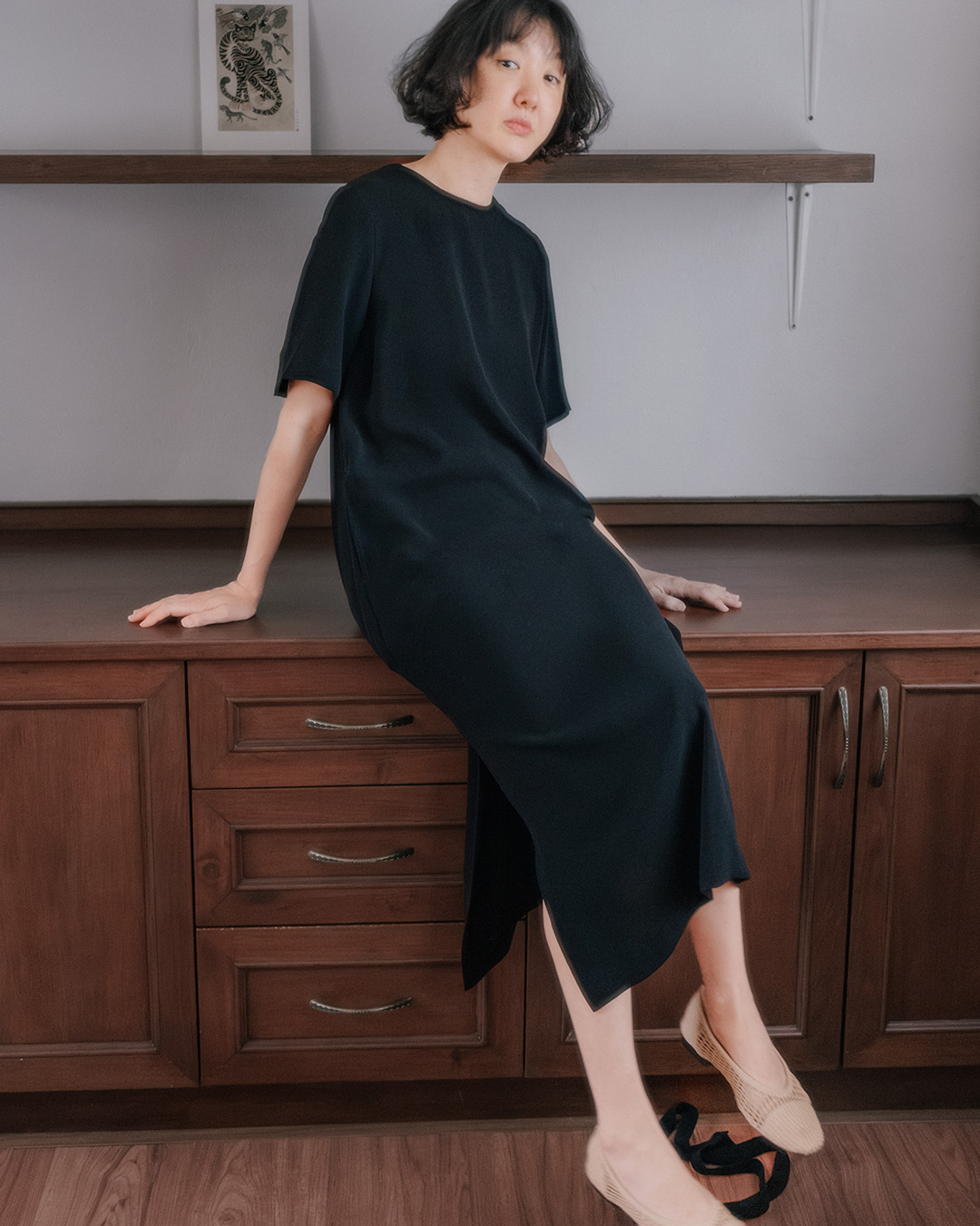 Every good day without worry<br> Japanese Milpa Essential Dress