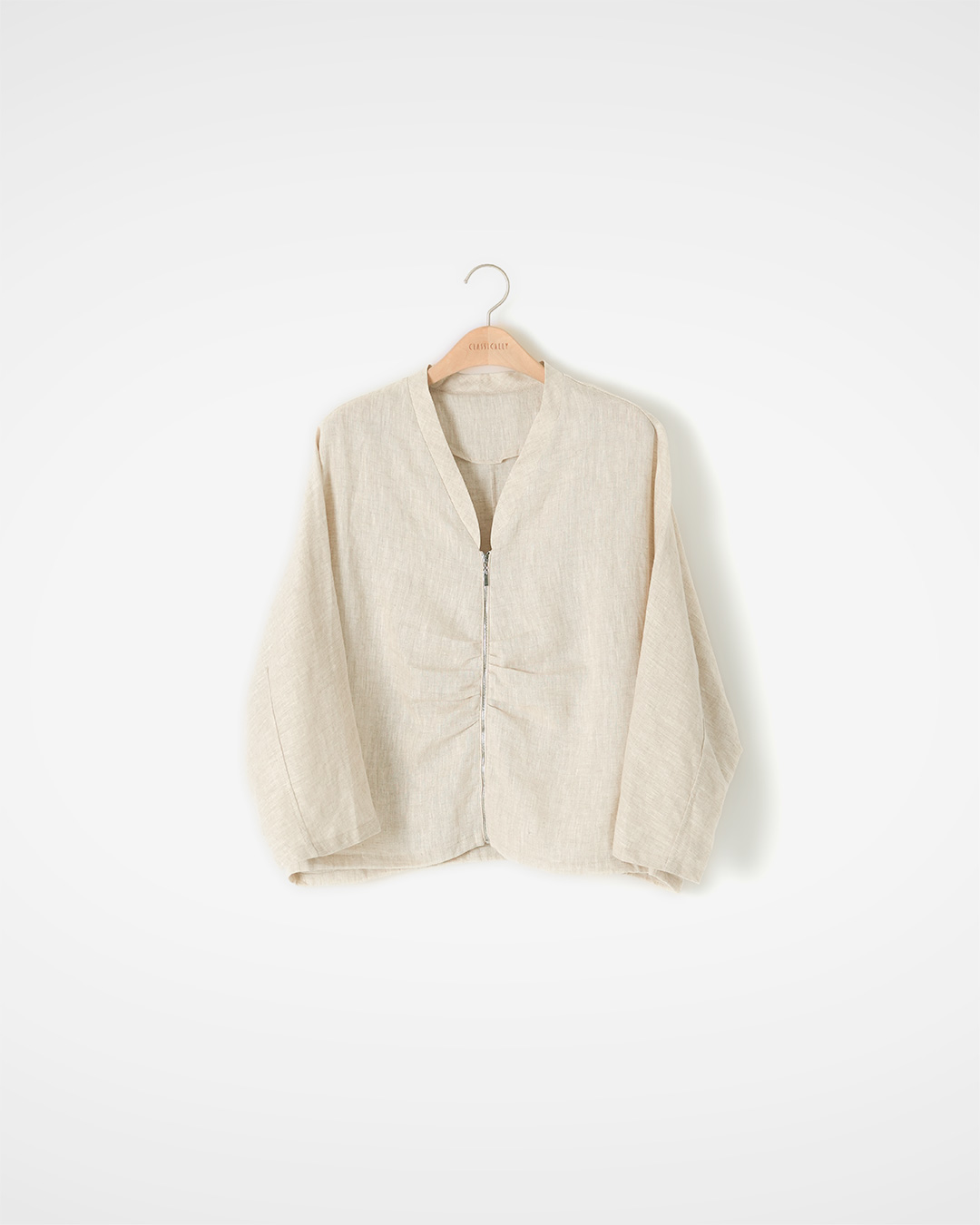 가볍게 갖춰 입는 Summer 재킷<br> Linen Sleeveless Zip Jacket