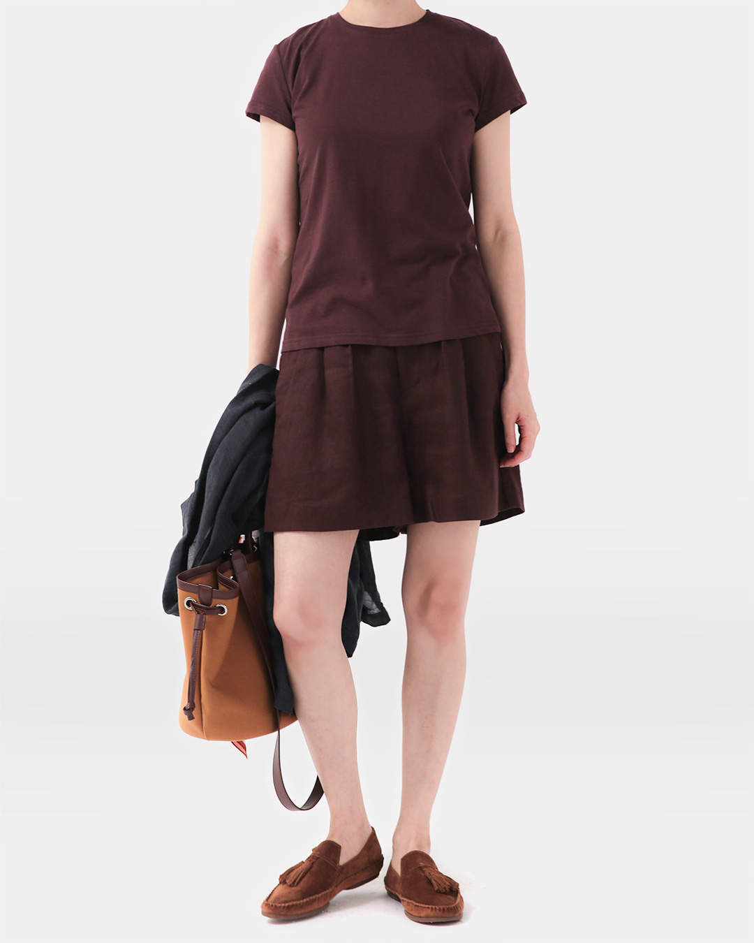 CLASSICALLY SIGNATURE T<br> 에어리 Linen 코튼 Tee 4 Colors