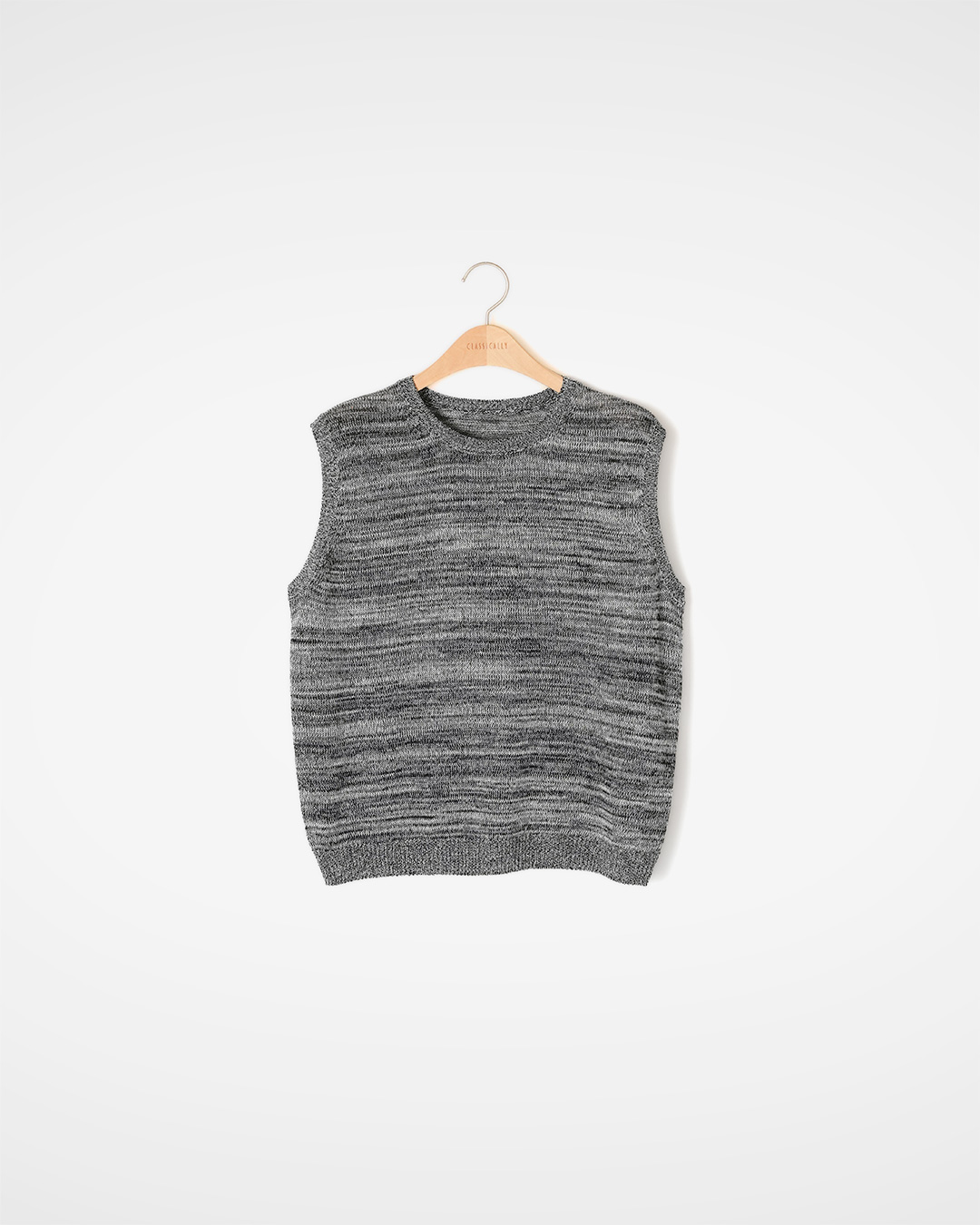 감도를 더하는 한 Fold<br> Melange Summer Knit Vest