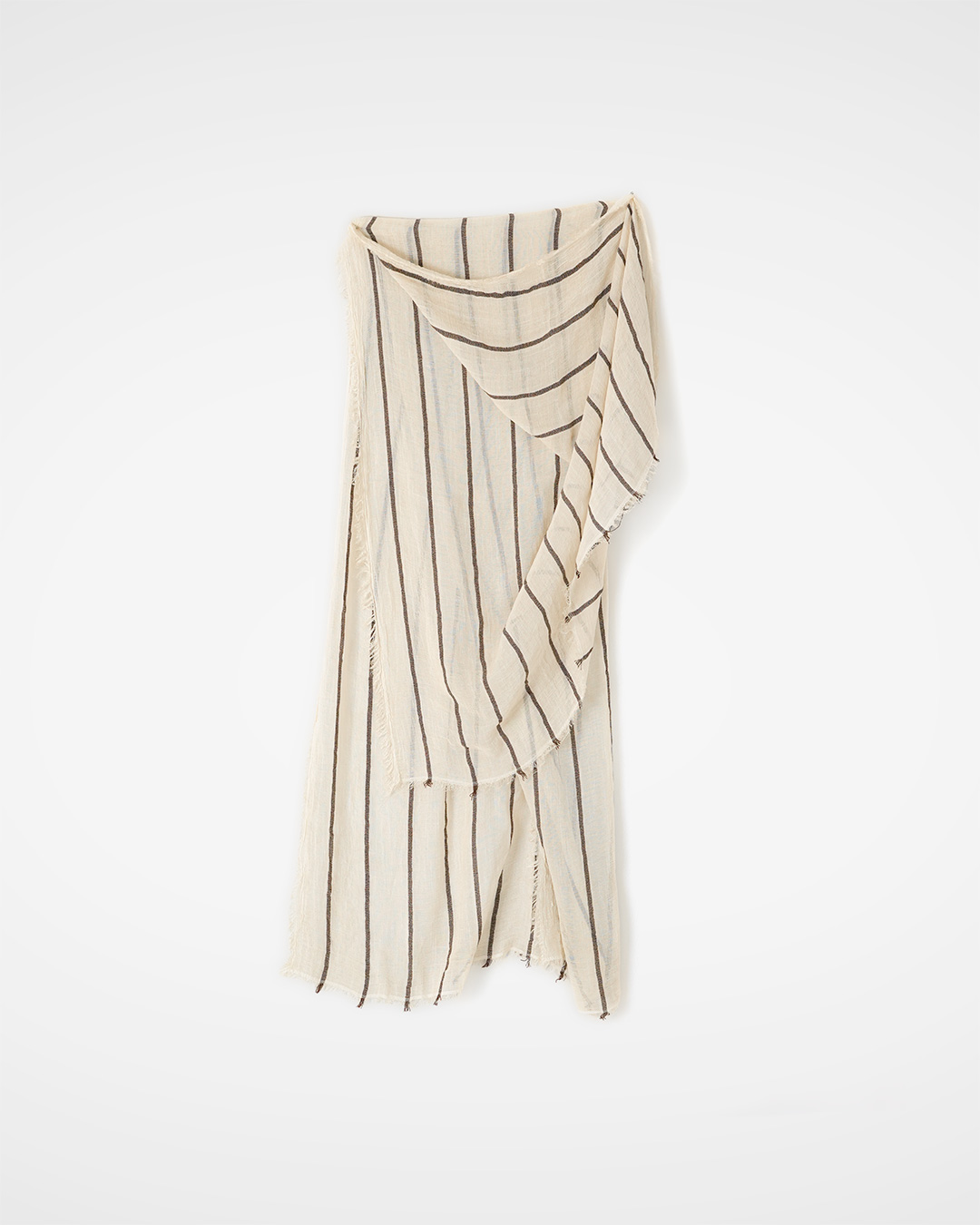 부담 없이 Graceful 한 끗<br> Natural Stripe Gauze Stole
