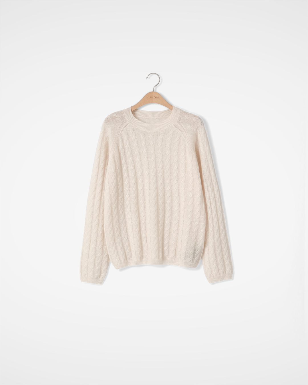How to Wear Classics Lightly<br> Cashmere Silk Cable Knit