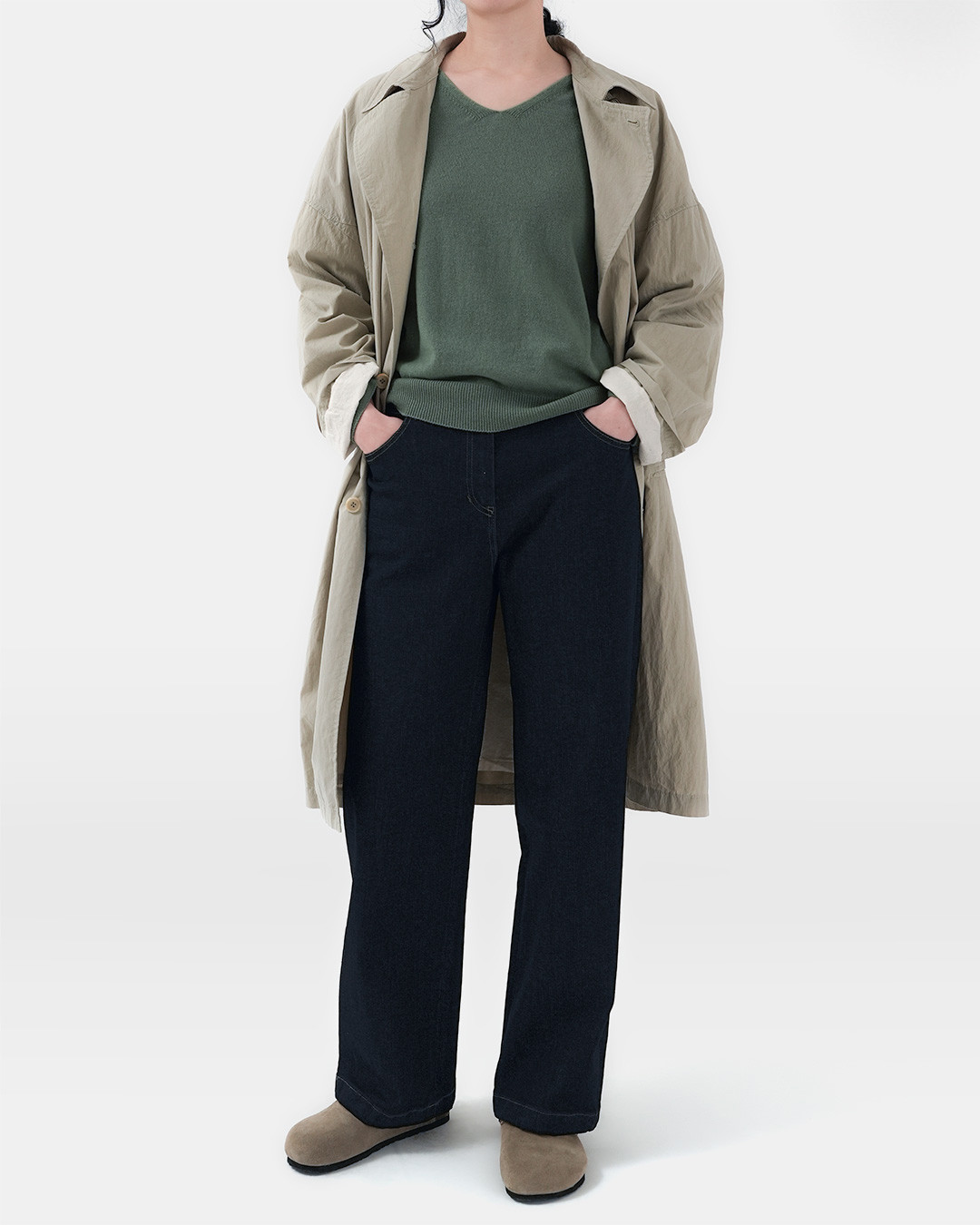 깨끗한 핏과 편안한 탄성<br> 자꾸 손이 가는 Denim (S/M/L)
