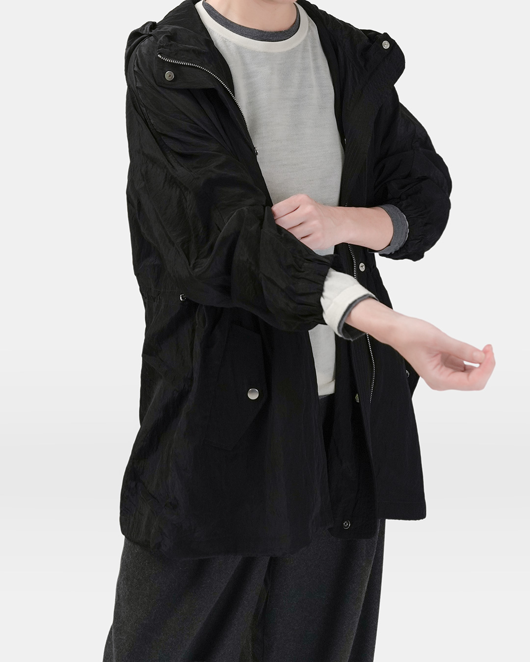 The jacket is a bit heavy and<br> Will the jumper look too casual?