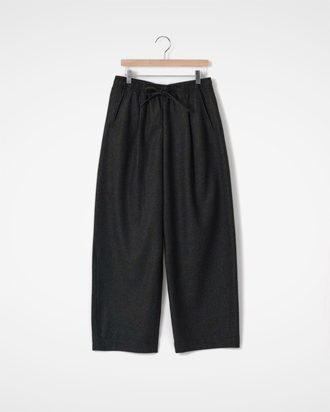 포근함을 입은 데일리 Pants<br> Cozy Banding Wide Trousers
