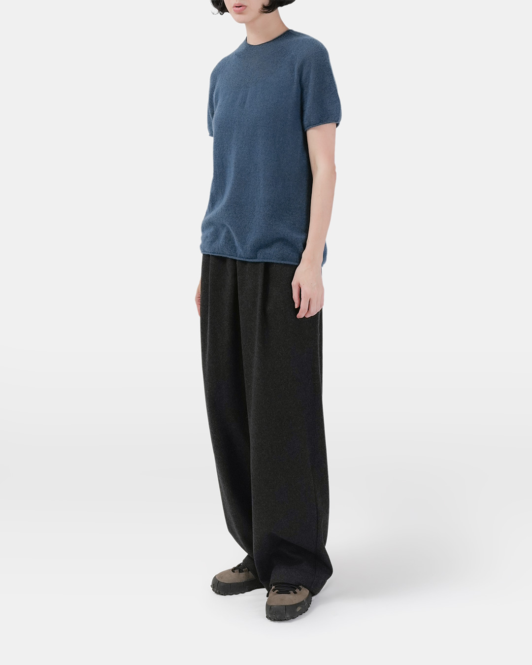 Good materials in the most comfortable way<br> Mulberry Silk Cashmere Merino Knit Tee