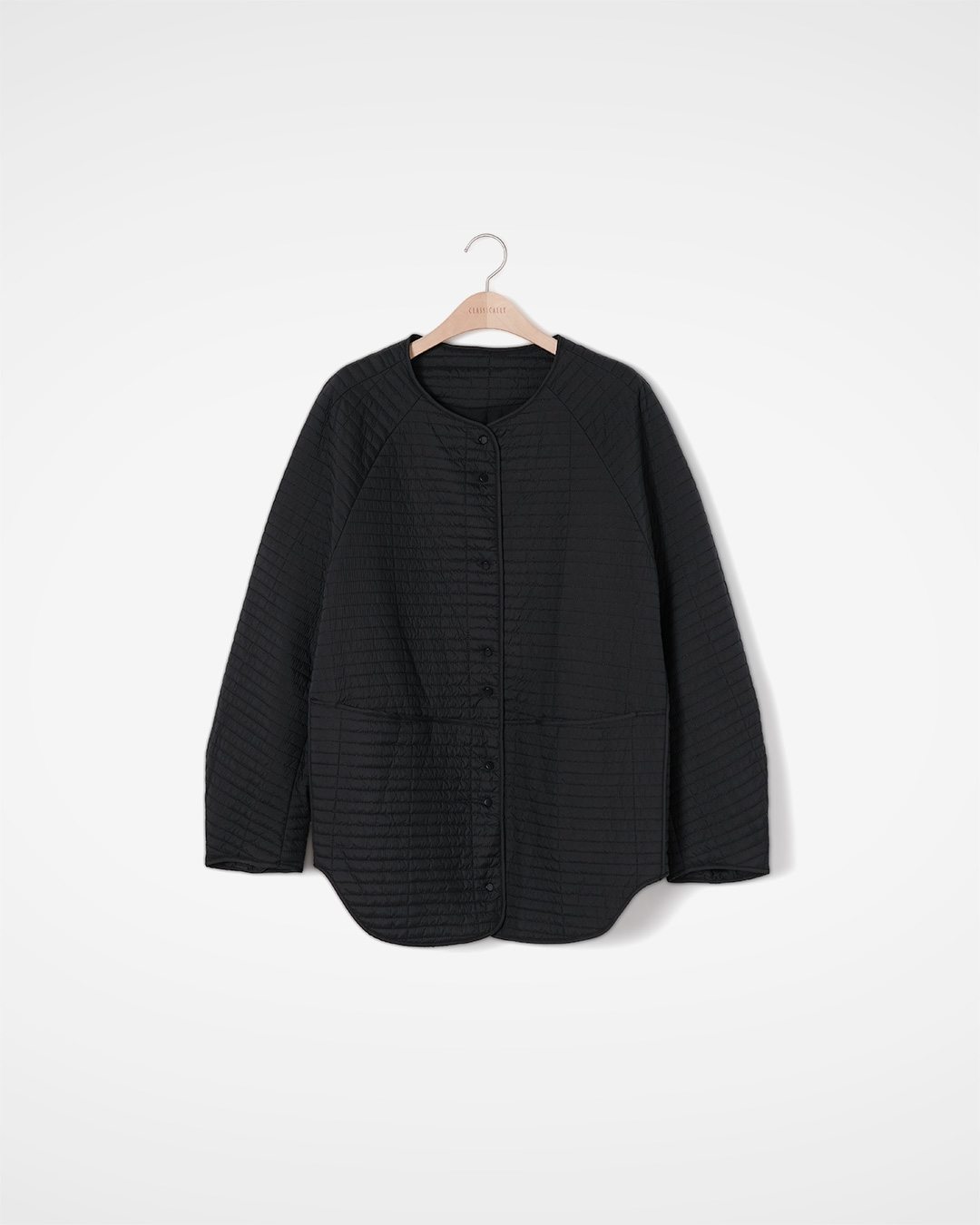 평범한 패딩인 line 알았죠<br> Round Hem Quilted Jacket