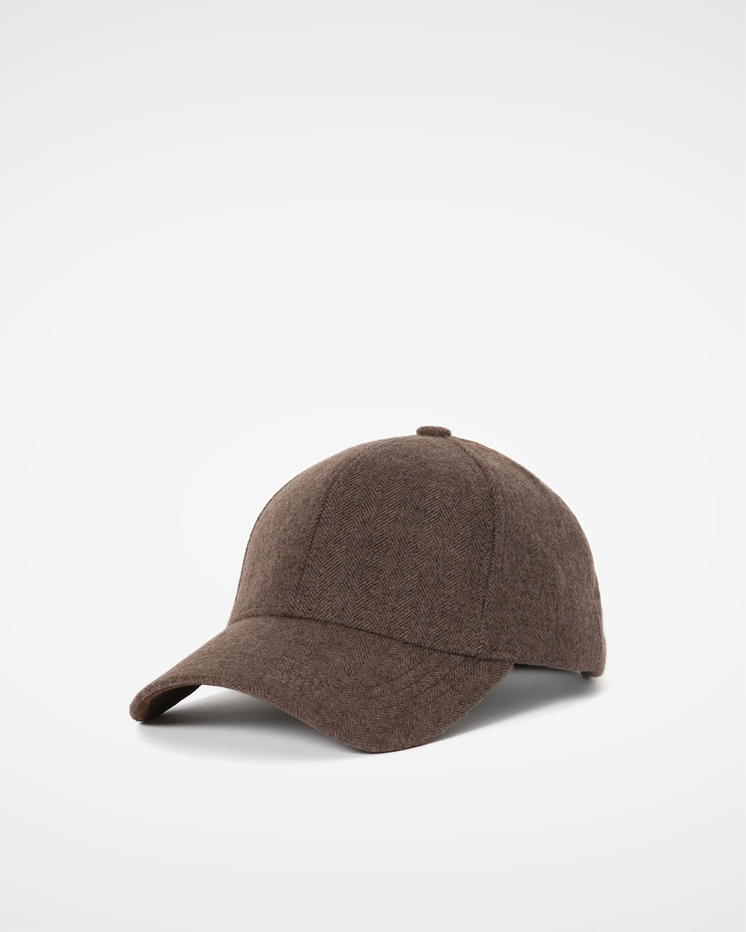 Even on days you wear a baseball cap, keep the classics intact.<br> Herringbone Baseball Cap